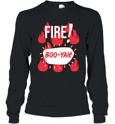 FIRE TACO SAUCE Boo Yah Halloween Costumes Long Sleeve T-Shirt - NFLFanGift