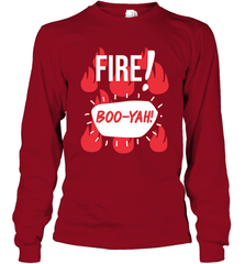 FIRE TACO SAUCE Boo Yah Halloween Costumes Long Sleeve T-Shirt - NFLFanGift