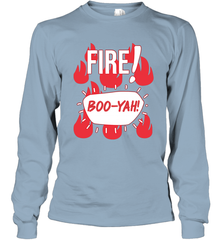FIRE TACO SAUCE Boo Yah Halloween Costumes Long Sleeve T-Shirt - NFLFanGift
