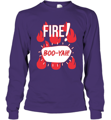 FIRE TACO SAUCE Boo Yah Halloween Costumes Long Sleeve T-Shirt - NFLFanGift