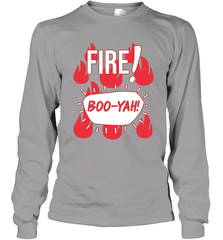 FIRE TACO SAUCE Boo Yah Halloween Costumes Long Sleeve T-Shirt - NFLFanGift