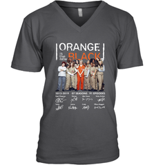 Orange is the new black signature Men's Vneck - NFLFanGift