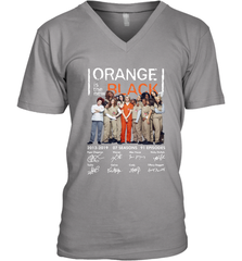 Orange is the new black signature Men's Vneck - NFLFanGift
