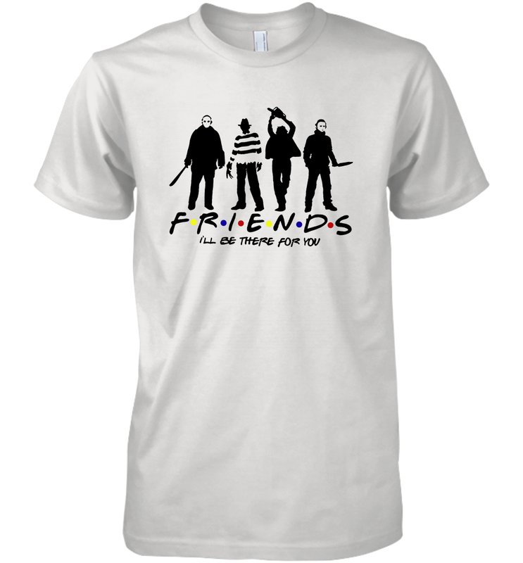 Horror Friends Jason Voorhees Freddy Krueger Texas Chain Saw Michael Myers Shirt Men's Premium T-Shirt - NFLFanGift