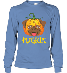 Funny Pugkin Pug Pumpkin Halloween Long Sleeve T-Shirt - NFLFanGift