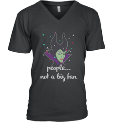 Disney Villains Cruella de Vil Maleficent People Not A Big Fan Men's Vneck - NFLFanGift