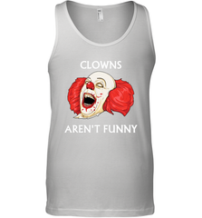 Halloween Clowns Aren't Funny Tank Top - NFLFanGift