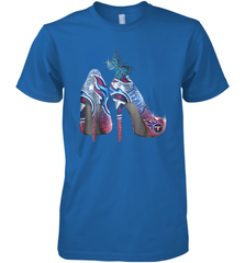 NFL TEnnessee Titans High Heel Butterfly Rhinestone Tide Men's Premium T-Shirt - NFLFanGift