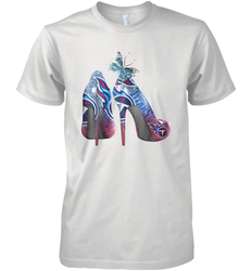 NFL TEnnessee Titans High Heel Butterfly Rhinestone Tide Men's Premium T-Shirt - NFLFanGift