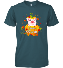 Blessing Nana Pig Pumpkin Halloween Men's Premium T-Shirt - NFLFanGift
