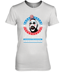 Captain Spaulding For President Women's The Boyfriend Tee - NFLFanGift