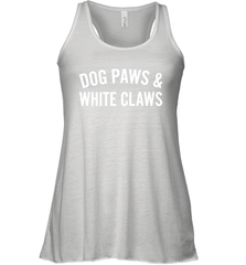Dog Paws And White Claws 1 Racerback Tank - NFLFanGift