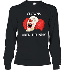 Halloween Clowns Aren't Funny Youth Long Sleeve T-Shirt - NFLFanGift