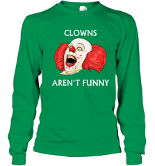 Halloween Clowns Aren't Funny Youth Long Sleeve T-Shirt - NFLFanGift
