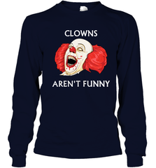 Halloween Clowns Aren't Funny Youth Long Sleeve T-Shirt - NFLFanGift