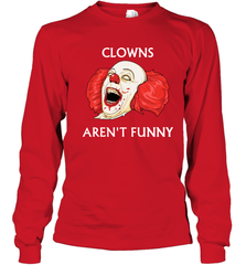 Halloween Clowns Aren't Funny Youth Long Sleeve T-Shirt - NFLFanGift