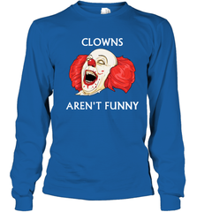 Halloween Clowns Aren't Funny Youth Long Sleeve T-Shirt - NFLFanGift