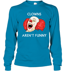 Halloween Clowns Aren't Funny Youth Long Sleeve T-Shirt - NFLFanGift