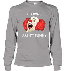 Halloween Clowns Aren't Funny Youth Long Sleeve T-Shirt - NFLFanGift