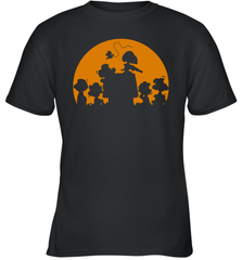 Snoopy Charlie Brown Halloween Costume Youth T-Shirt - NFLFanGift
