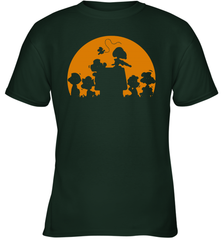 Snoopy Charlie Brown Halloween Costume Youth T-Shirt - NFLFanGift