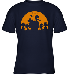 Snoopy Charlie Brown Halloween Costume Youth T-Shirt - NFLFanGift