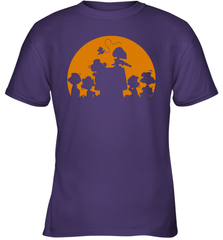 Snoopy Charlie Brown Halloween Costume Youth T-Shirt - NFLFanGift