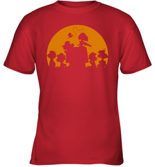 Snoopy Charlie Brown Halloween Costume Youth T-Shirt - NFLFanGift