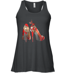 NFLTampa Bay Buccaneers High Heel Butterfly Rhinestone Tide Racerback Tank - NFLFanGift