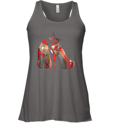 NFLTampa Bay Buccaneers High Heel Butterfly Rhinestone Tide Racerback Tank - NFLFanGift