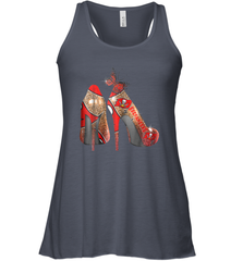 NFLTampa Bay Buccaneers High Heel Butterfly Rhinestone Tide Racerback Tank - NFLFanGift