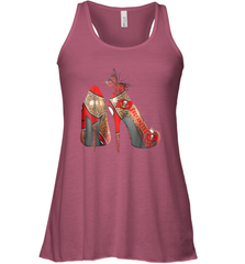 NFLTampa Bay Buccaneers High Heel Butterfly Rhinestone Tide Racerback Tank - NFLFanGift