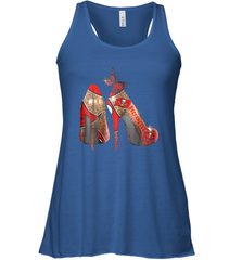NFLTampa Bay Buccaneers High Heel Butterfly Rhinestone Tide Racerback Tank - NFLFanGift
