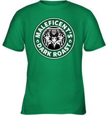 Starbucks Coffee Disney Villains Cruella de Vil Maleficents Dark Roast Youth T-Shirt - NFLFanGift