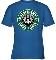 Starbucks Coffee Disney Villains Cruella de Vil Maleficents Dark Roast Youth T-Shirt - NFLFanGift
