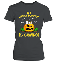 The Great Pumpkin Is Coming Snoopy Halloween Women's T-Shirt - NFLFanGift