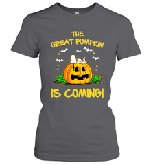 The Great Pumpkin Is Coming Snoopy Halloween Women's T-Shirt - NFLFanGift