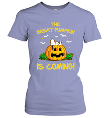The Great Pumpkin Is Coming Snoopy Halloween Women's T-Shirt - NFLFanGift