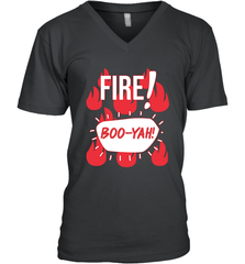 FIRE TACO SAUCE Boo Yah Halloween Costumes Men's Vneck - NFLFanGift