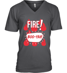 FIRE TACO SAUCE Boo Yah Halloween Costumes Men's Vneck - NFLFanGift