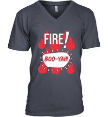 FIRE TACO SAUCE Boo Yah Halloween Costumes Men's Vneck - NFLFanGift