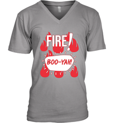 FIRE TACO SAUCE Boo Yah Halloween Costumes Men's Vneck - NFLFanGift