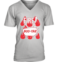 FIRE TACO SAUCE Boo Yah Halloween Costumes Men's Vneck - NFLFanGift