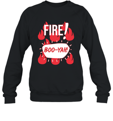 FIRE TACO SAUCE Boo Yah Halloween Costumes Crewneck Sweatshirt - NFLFanGift