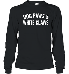 Dog Paws And White Claws 1 Youth Long Sleeve T-Shirt - NFLFanGift