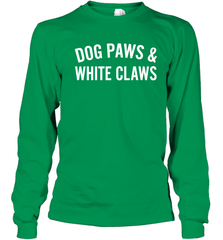 Dog Paws And White Claws 1 Youth Long Sleeve T-Shirt - NFLFanGift