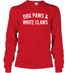 Dog Paws And White Claws 1 Youth Long Sleeve T-Shirt - NFLFanGift