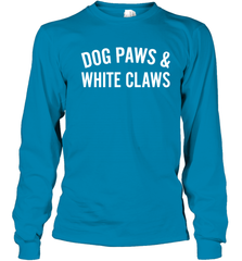Dog Paws And White Claws 1 Youth Long Sleeve T-Shirt - NFLFanGift