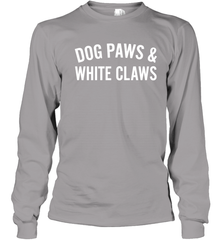 Dog Paws And White Claws 1 Youth Long Sleeve T-Shirt - NFLFanGift