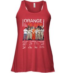 Orange is the new black signature Racerback Tank - NFLFanGift
